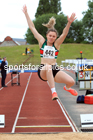 Womens under-20s long jumps, 2022 Northern Senior and Under-20 Champs., Wavertree Athletics Centre, Liverpool. Photo: David T. Hewitson/Sports for All Pics